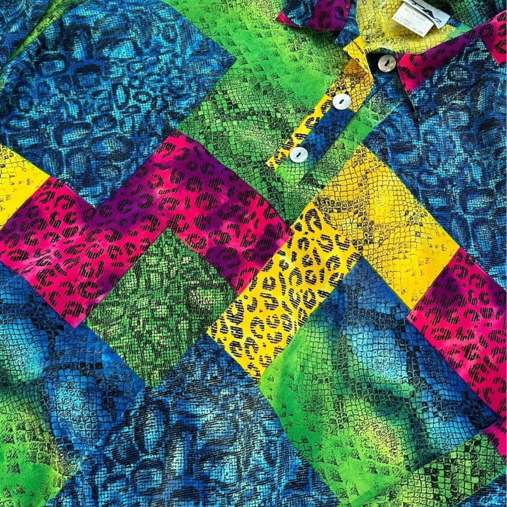 Colorful Patchwork Jacket - image 2